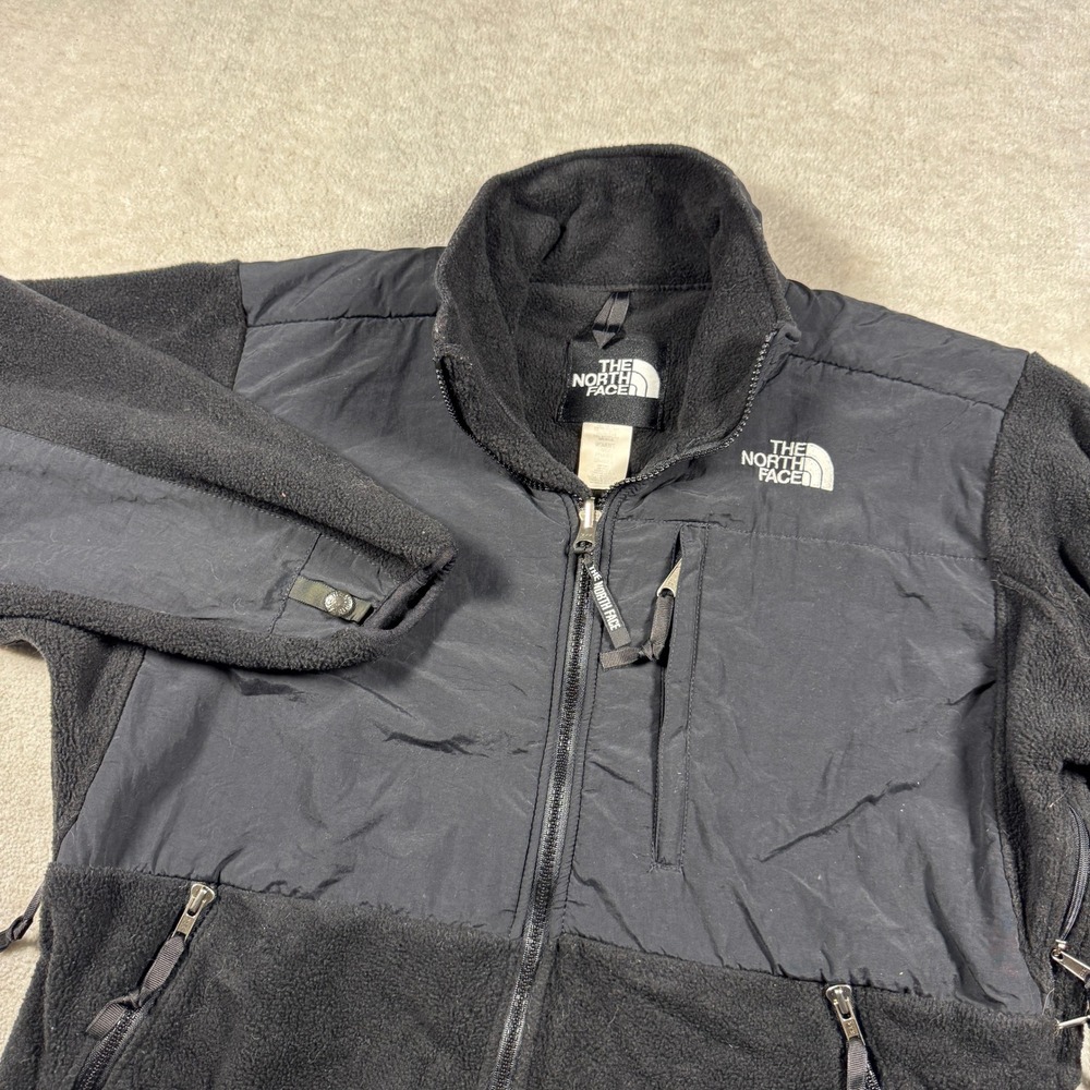 The North Face Denali Fleece Jacket Women Large Black Full Zip Outdoor Coat